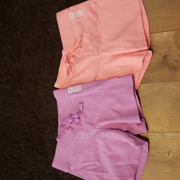 2 "Justice" Size 8 Girls Shorts - Picture 1 of 5
